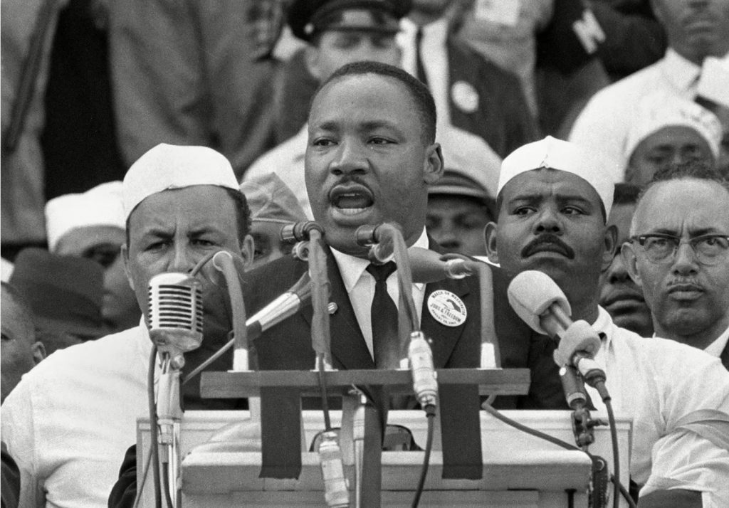 Martin Luther King Jr Speaks at the March on Washington