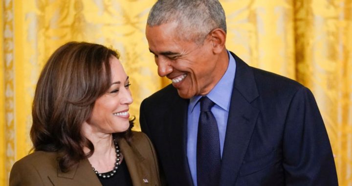 Harris and Obama